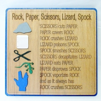 Rock Paper Scissors Lizard Spock.... - Click Image to Close